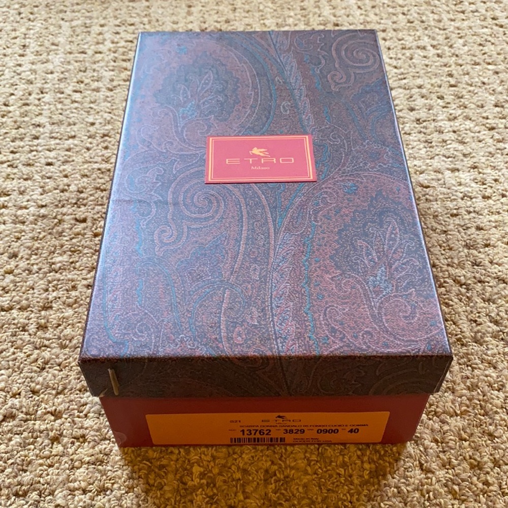 Etro shoe box & dustbag